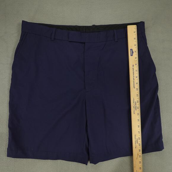 RLX Ralph Lauren Chino Golf Shorts Mens Size 38 Navy Blue 10” Inseam Flat Front - Picture 5 of 9